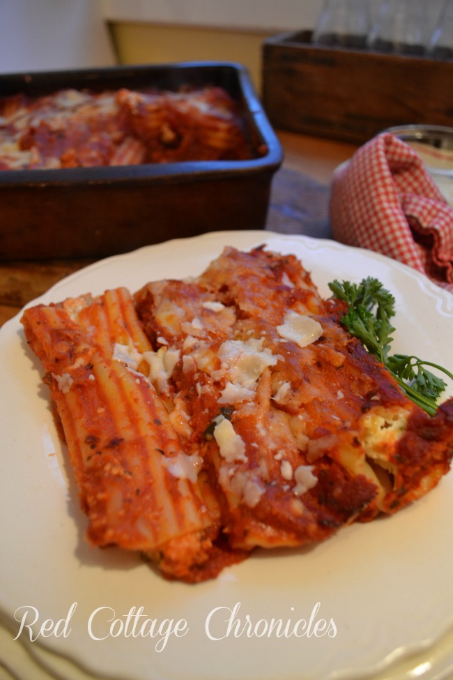 Cheese Manicotti