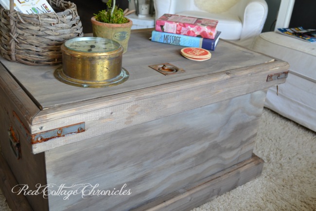 DIY vintage trunk