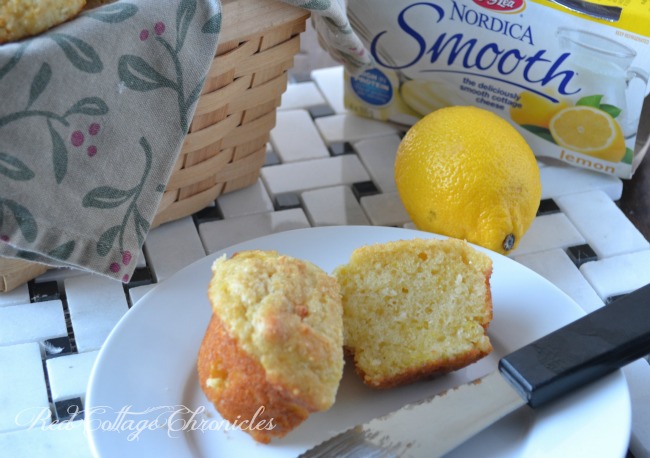 Lemon & White Chocolate Muffins (and some news!)