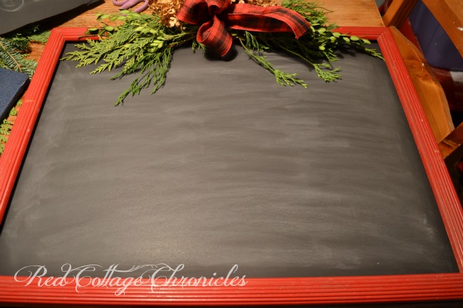 DIY Chalkboard sign