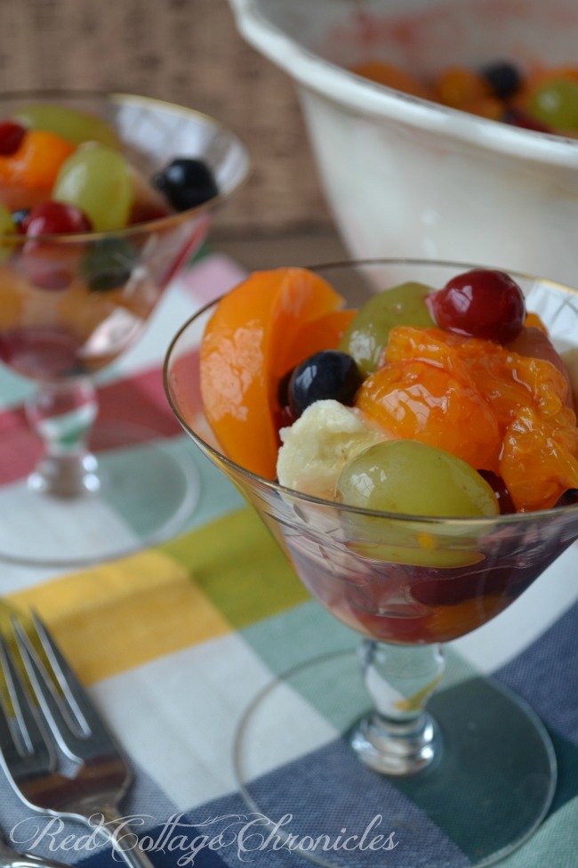 Keep your resolution intact with this 7 fruit salad with coconut whipped cream