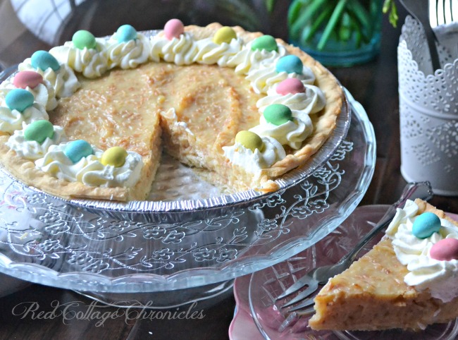 Easter Coconut Cream Pie