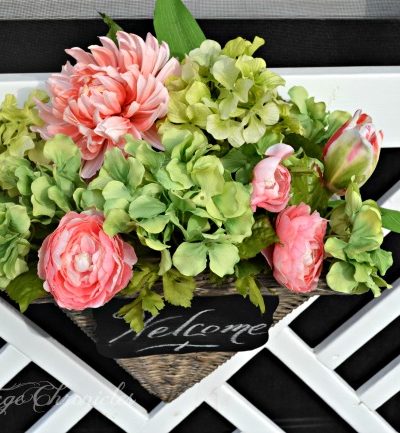 How to make a spring wreath with a twist