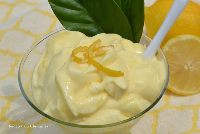 A light and creamy lemon mousse recipe