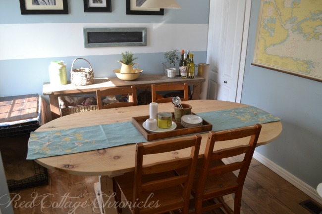 A DIY dining room www.redcottagechronicles.com