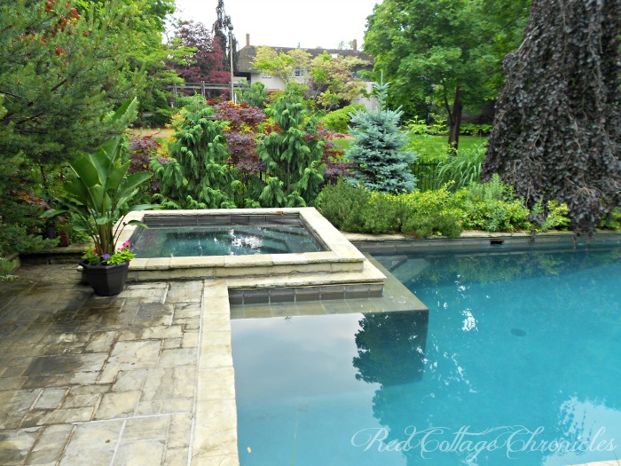 A beautiful secret garden creates a private backyard oasis