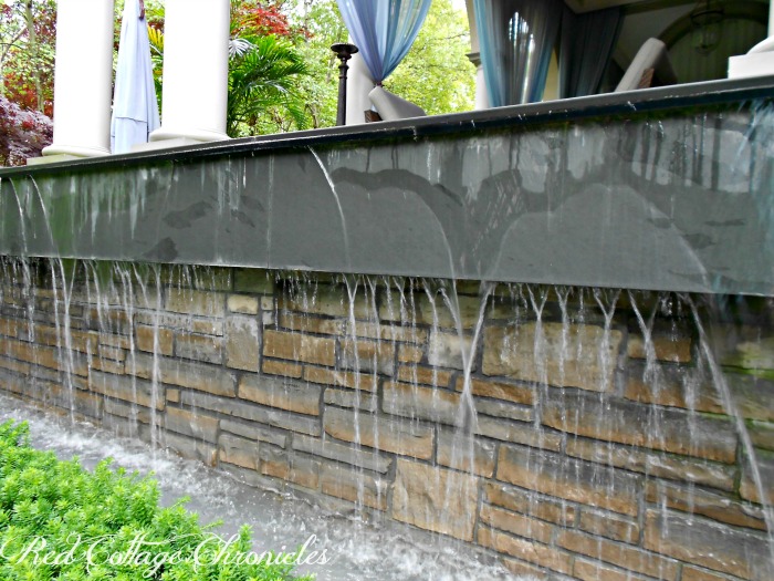 Terrace waterfall is part of a secret garden oasis in Niagara on The Lake