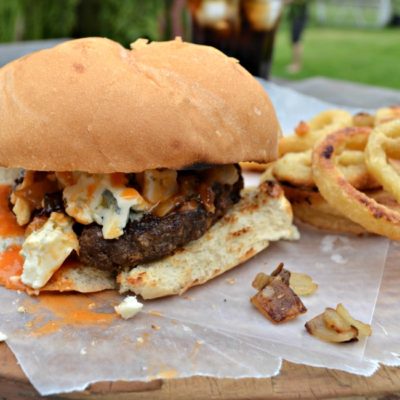 Buffalo Wing Burger – #SundaySupper