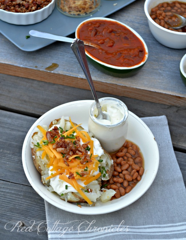 Self Serve Baked Potato Bar