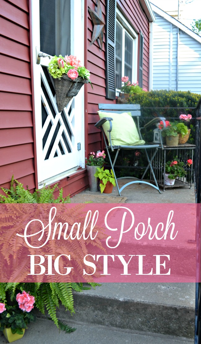 Decorating a small porch for summer