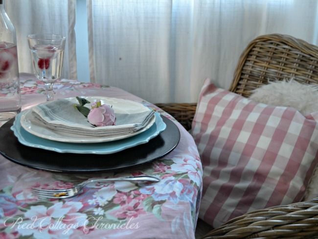 Tablescapes - Setting a romantic table for two