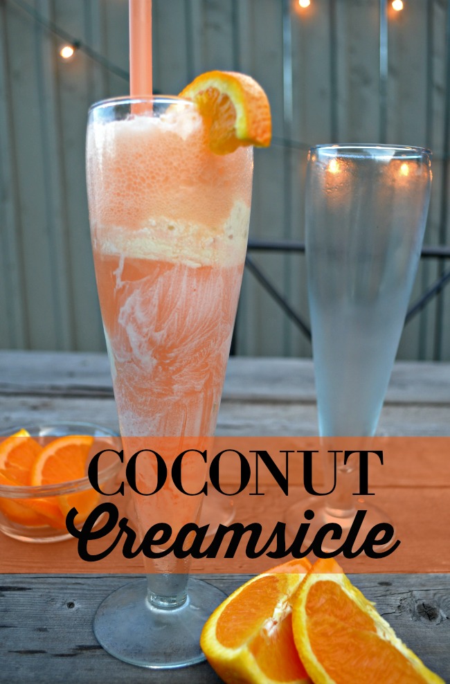 Summer Drink Series Coconut Creamsicle