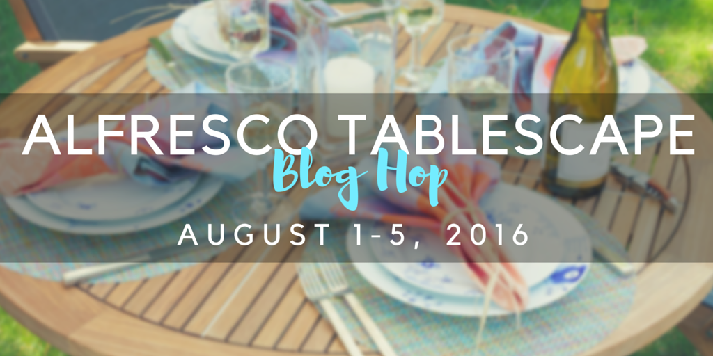 alfresco tablescape blog hop