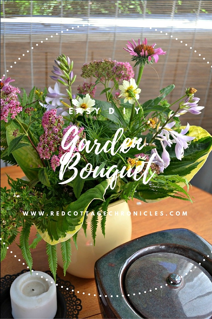 DIY Garden Flower Bouquet