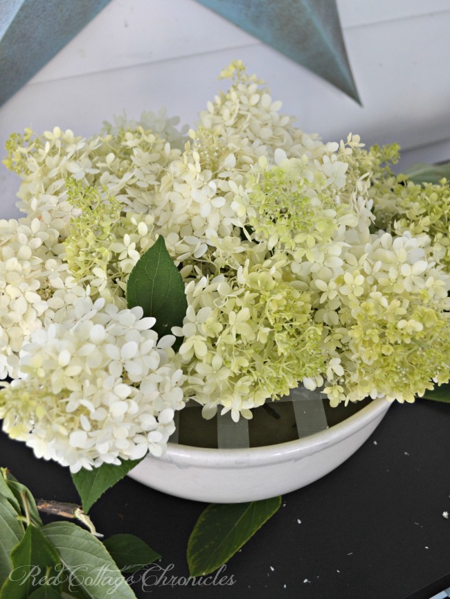 Easy DIY Hydrangea Arrangement