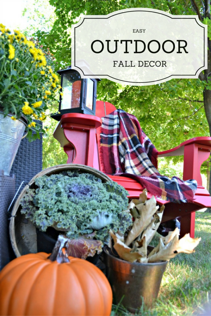 outdoor fall decor