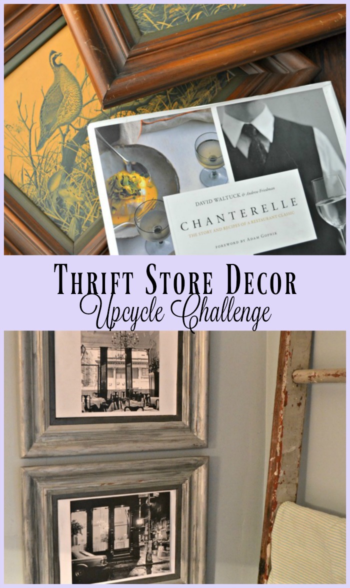 thrift store decor upcycle challenge