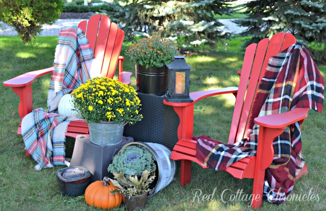 outdoor fall decor