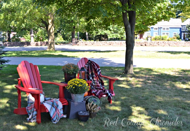 outdoor fall decor