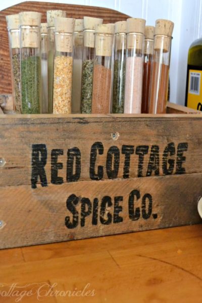 pallet spice rack project