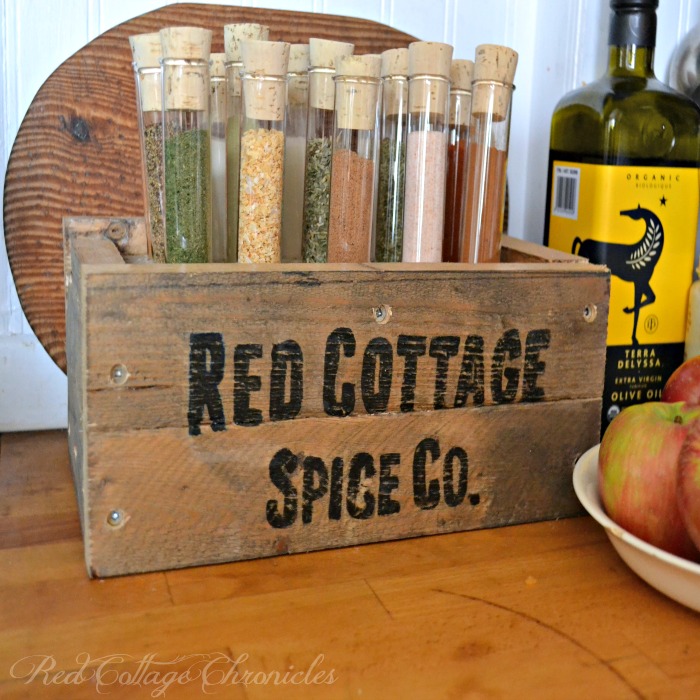 Test Tube Pallet Spice Rack