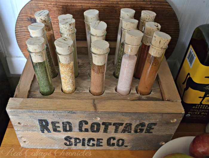 test tube pallet spice rack