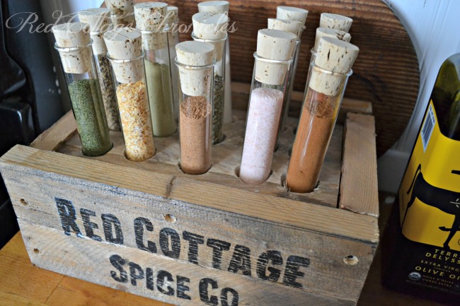 test tube pallet spice rack