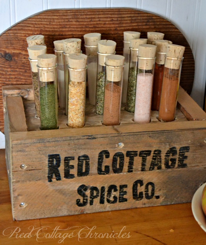 test tube pallet spice rack