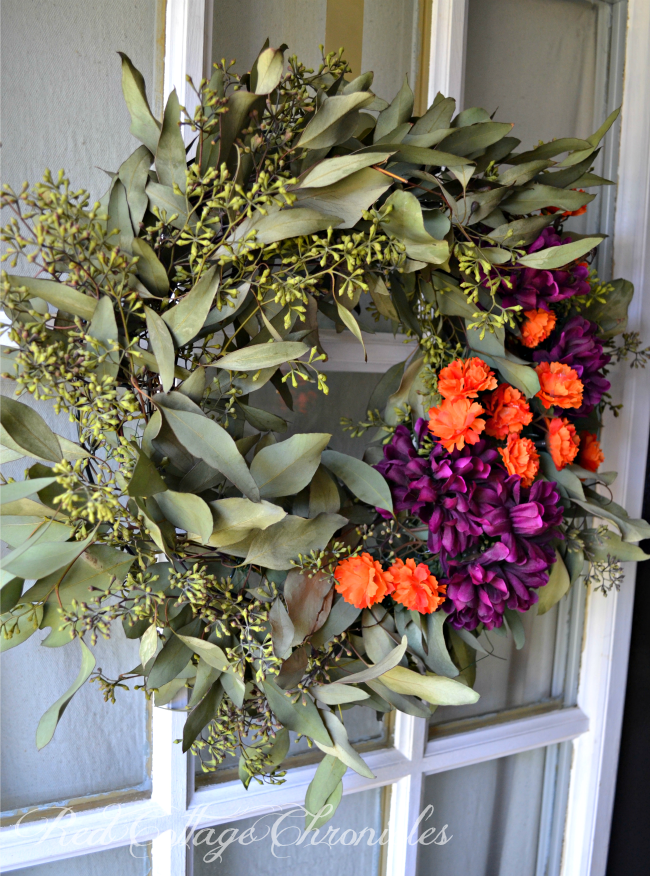 Seeded Eucalyptus Autumn Wreath