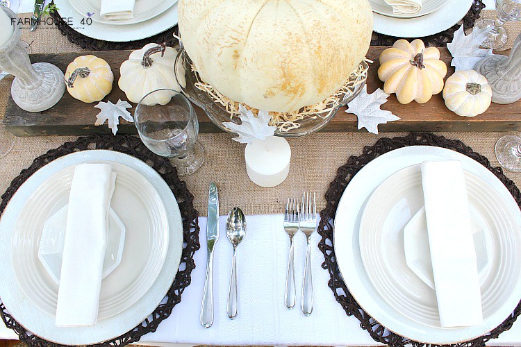 fall table decor