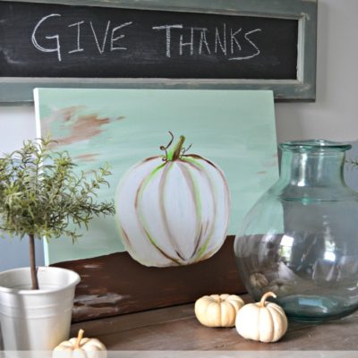 Autumn Craft Ideas – Pumpkin Picture