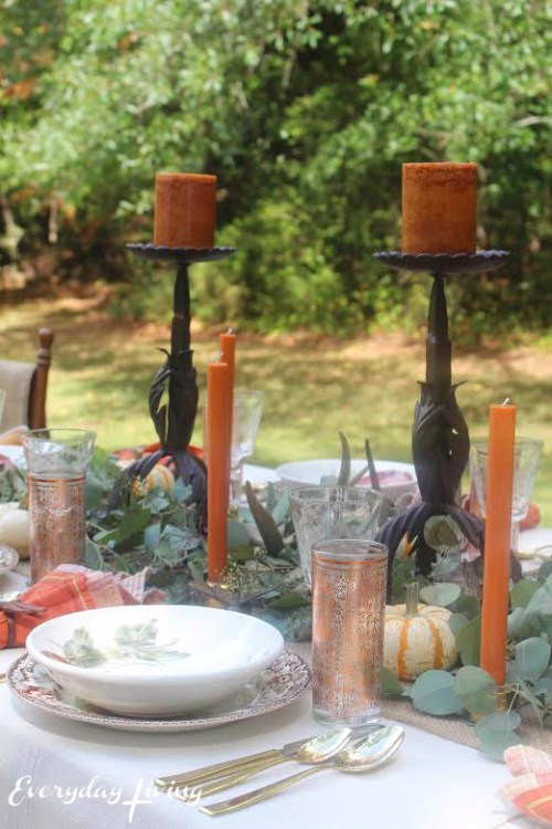 fall table decor