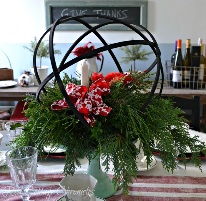 DIY Christmas Centrepiece