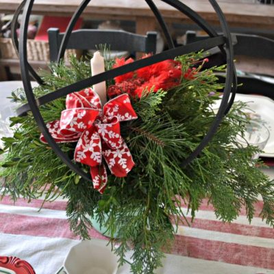 DIY Christmas Centerpiece