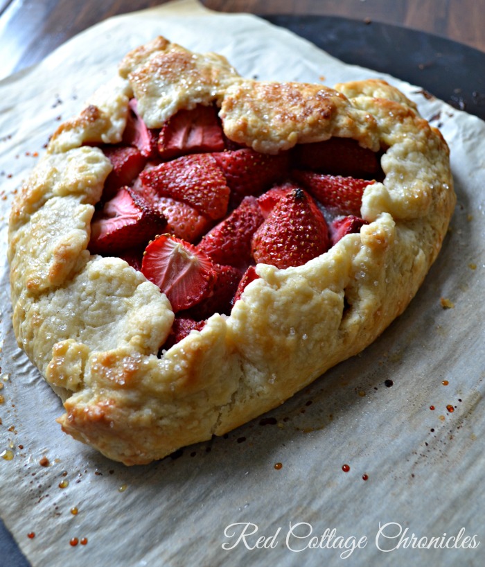 Sweetheart Strawberry Galette