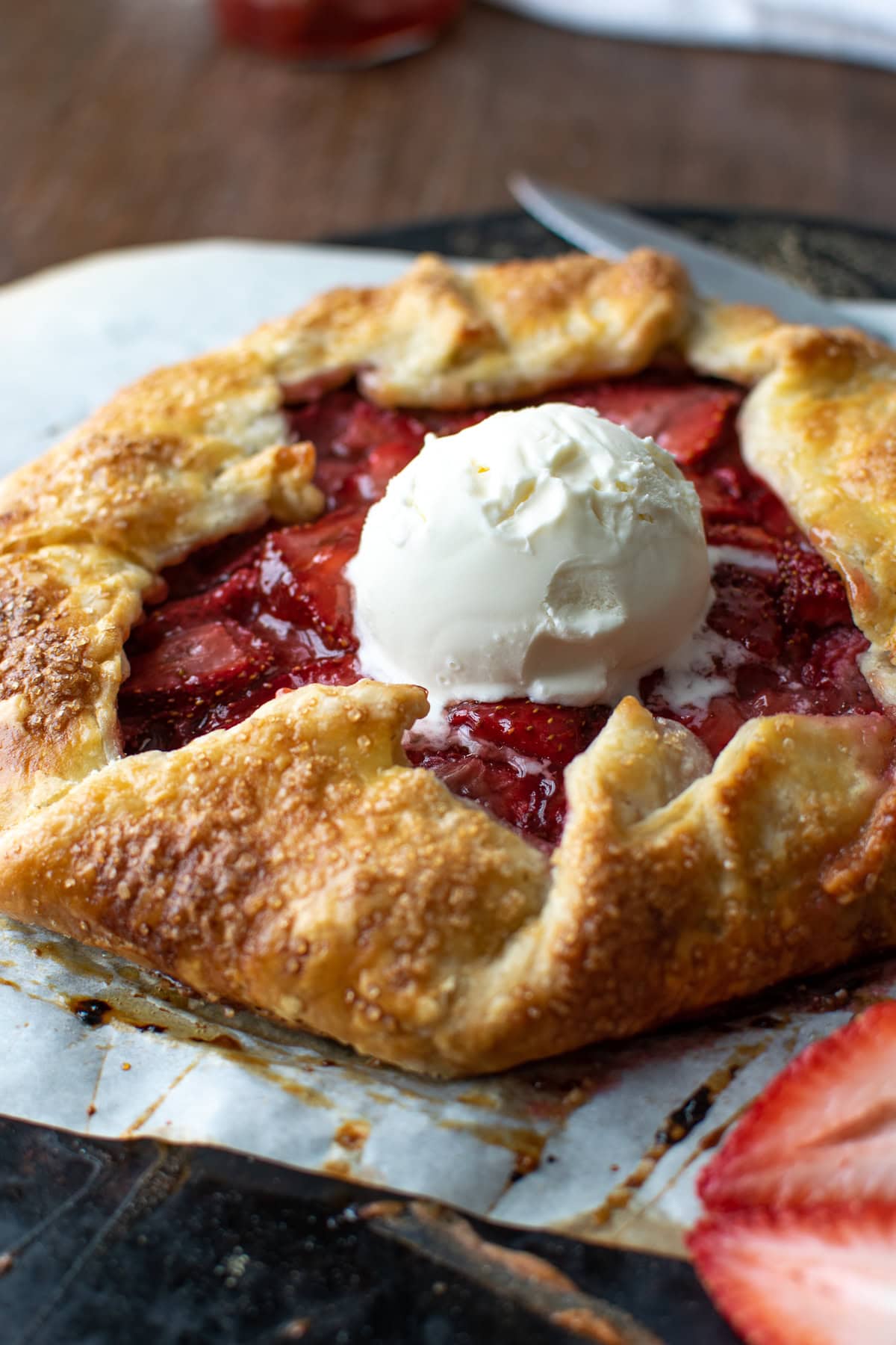 Strawberry Galette