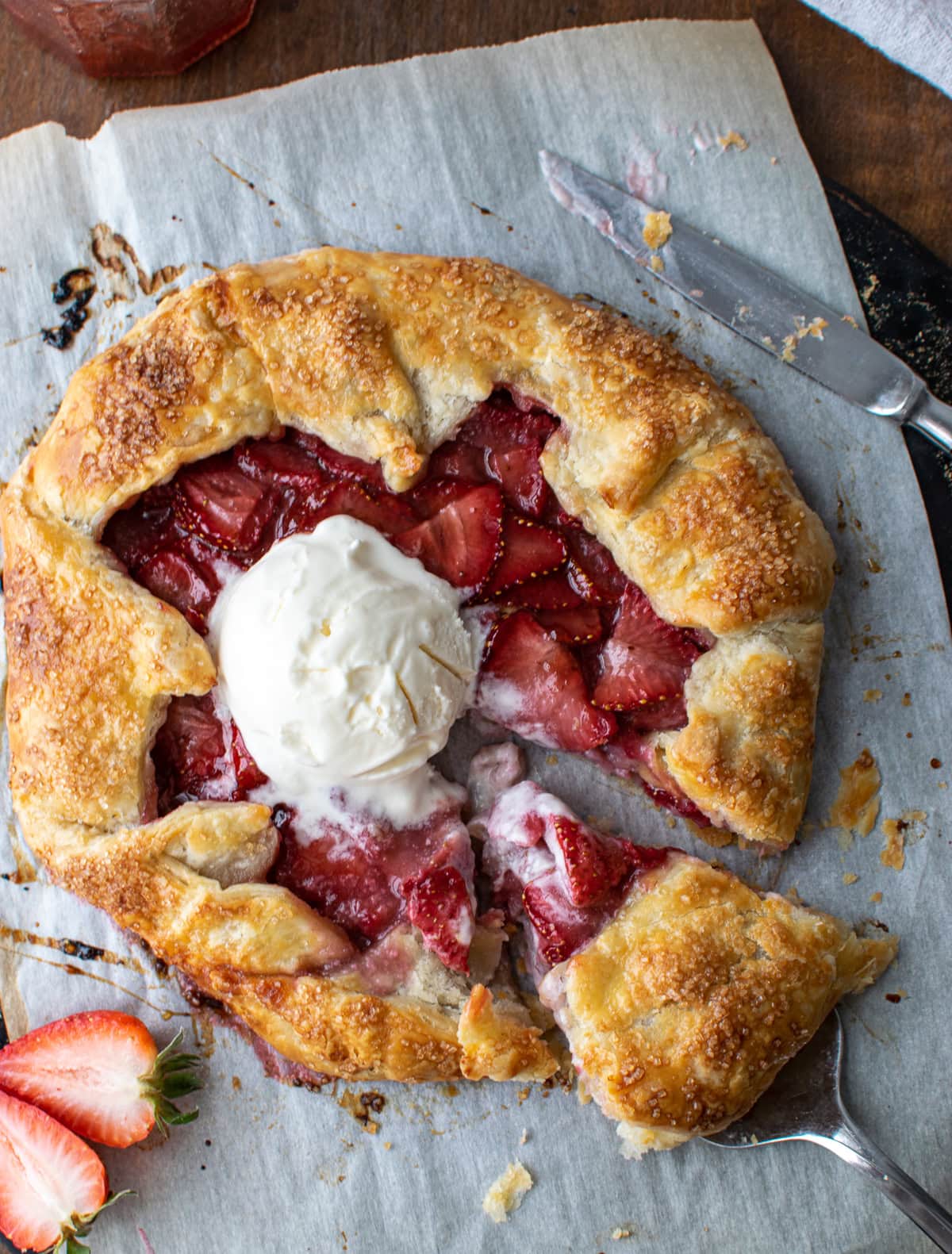 Easy Strawberry Galette Recipe