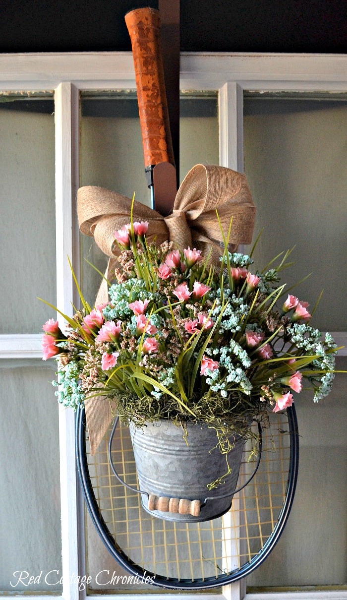 Thrift Store Upcycle Spring Wreath Project