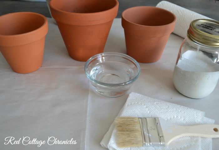 how to age a terracotta pot