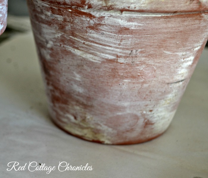 how to age a terracotta pot