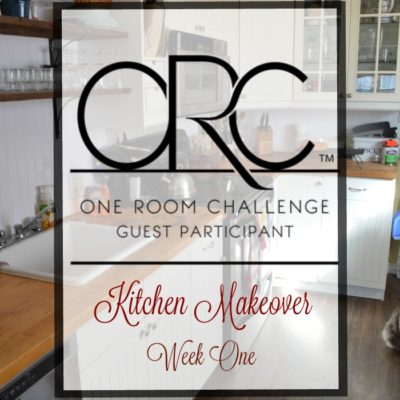 One Room Challenge Kitchen Edition