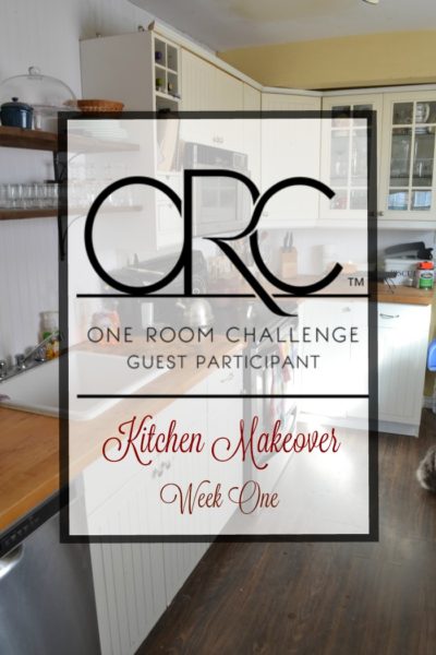 One Room Challenge Kitchen Renovation in six weeks