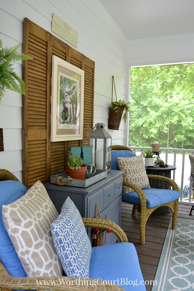 Weekend Round Up Screen Porch Reveal