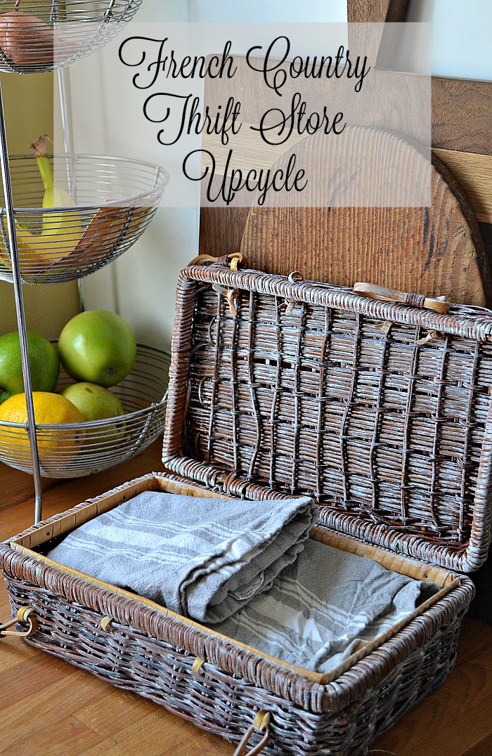 Thrift Store Upcycle French Country Style