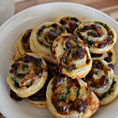 Cranberry Brie Pinwheels
