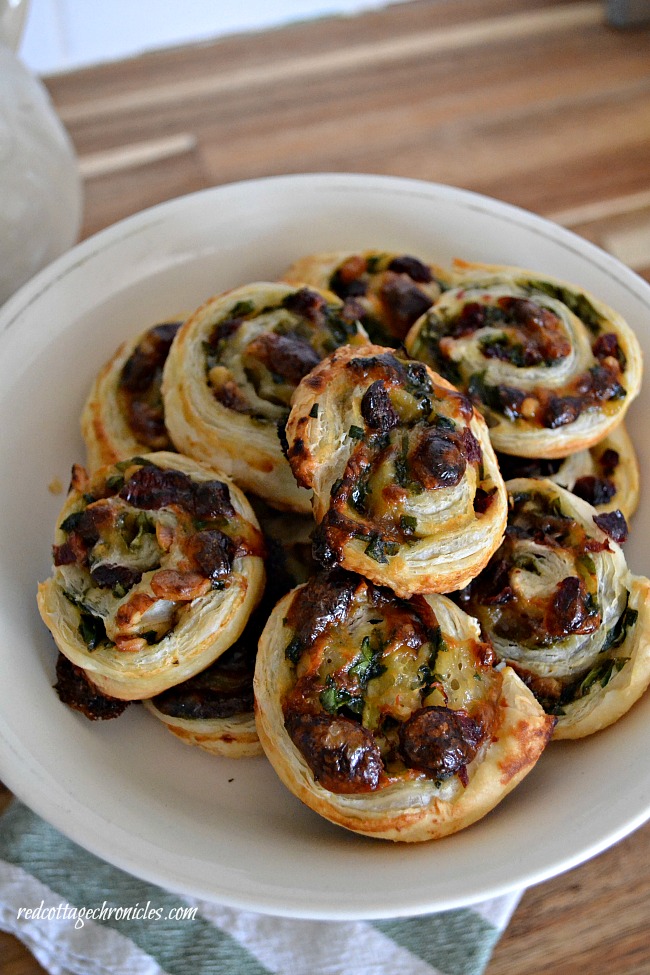 Cranberry Brie Pinwheels