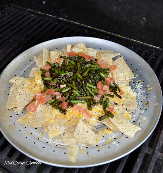 grilled asparagus nachos