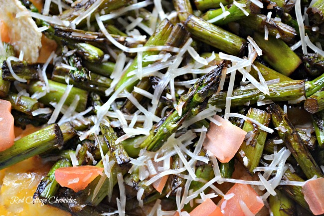 Grilled Asparagus Nachos