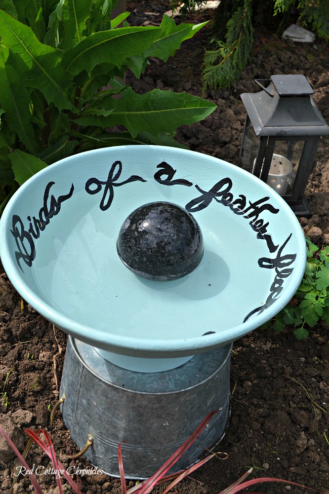 DIY birdbath ideas