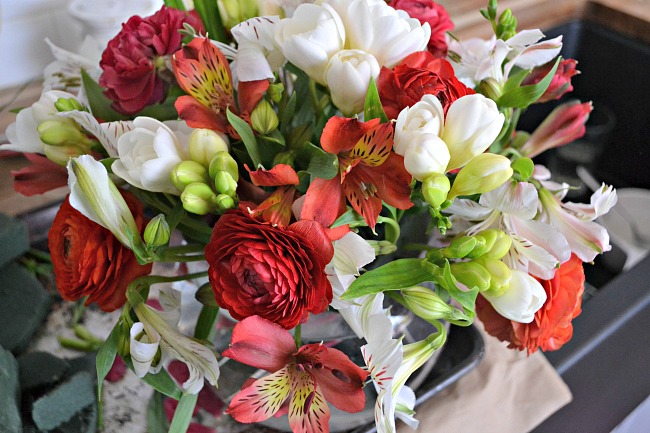 market flower bouquets